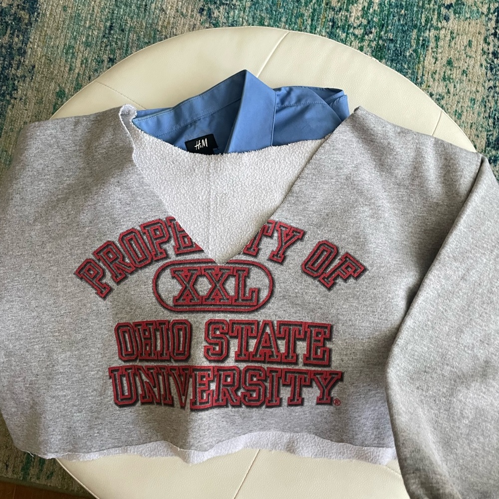 OSU cropped hoodie